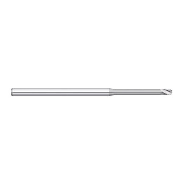 0.093 3 Flute Long Reach Stub Flute Ball Nose Micro Carbide End Mill, Kodiak Cutting Tools, Mfr#: 5567931